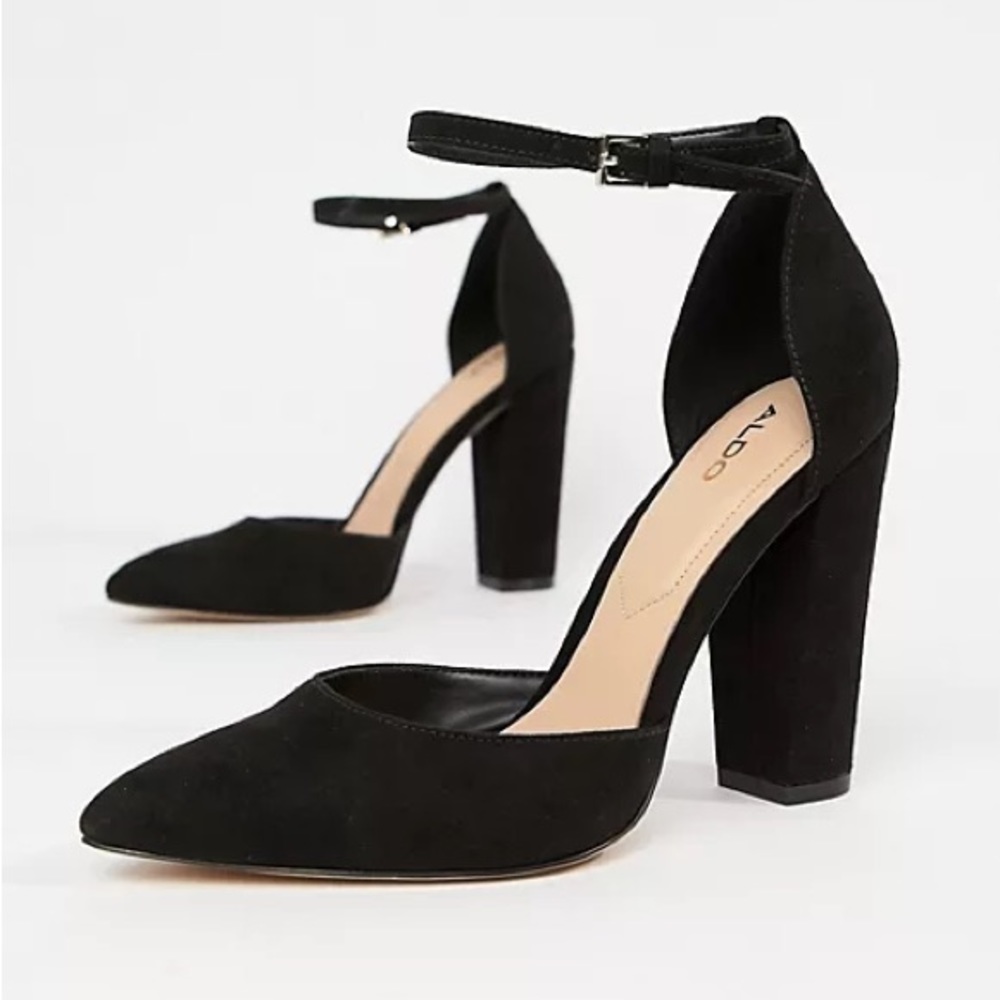 NIB ALDO Women’s Nicholes Block Heel Pumps